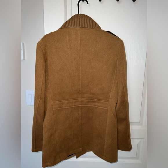 UNISEX DRESSY TAN COAT - Picture 5 of 6